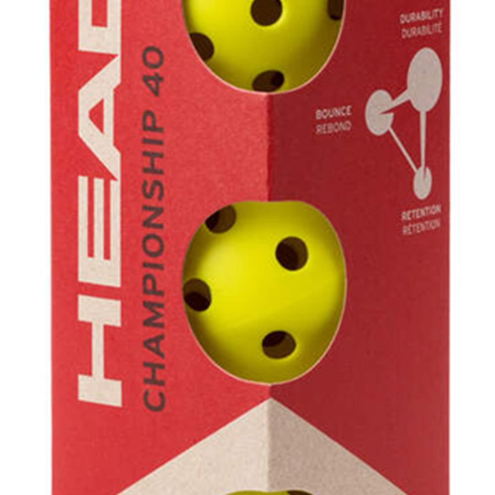 HEAD Championship 40 Pickleball Ball (3 Pieces) - Supersports Thailand