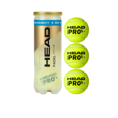 HEAD Padel Pro S + Padel Ball (3 Pieces)