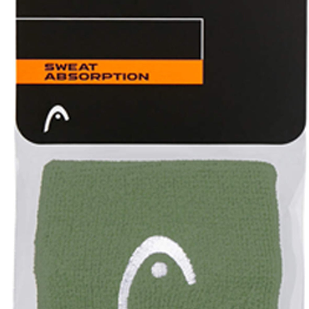 HEAD Green 2.5" Unisex Tennis Wristband - Supersports Thailand
