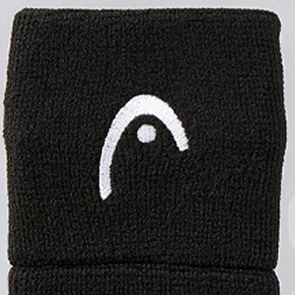 HEAD Black 2.5" Unisex Tennis Wristband - Supersports Thailand
