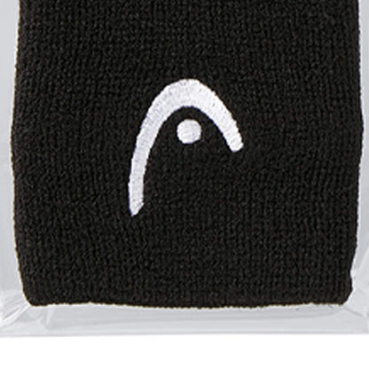 HEAD Black 2.5" Unisex Tennis Wristband - Supersports Thailand