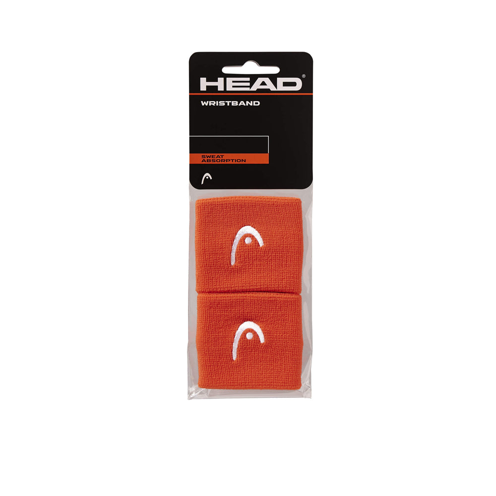 HEAD Orange 2.5" Unisex Tennis Wristband - Supersports Thailand