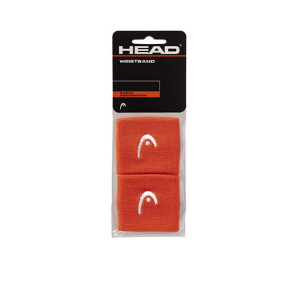 HEAD Orange 2.5" Unisex Tennis Wristband - Supersports Thailand
