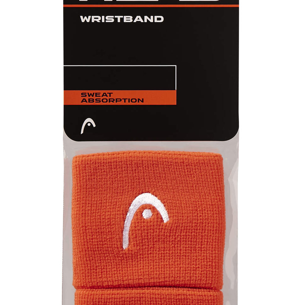 HEAD Orange 2.5" Unisex Tennis Wristband - Supersports Thailand