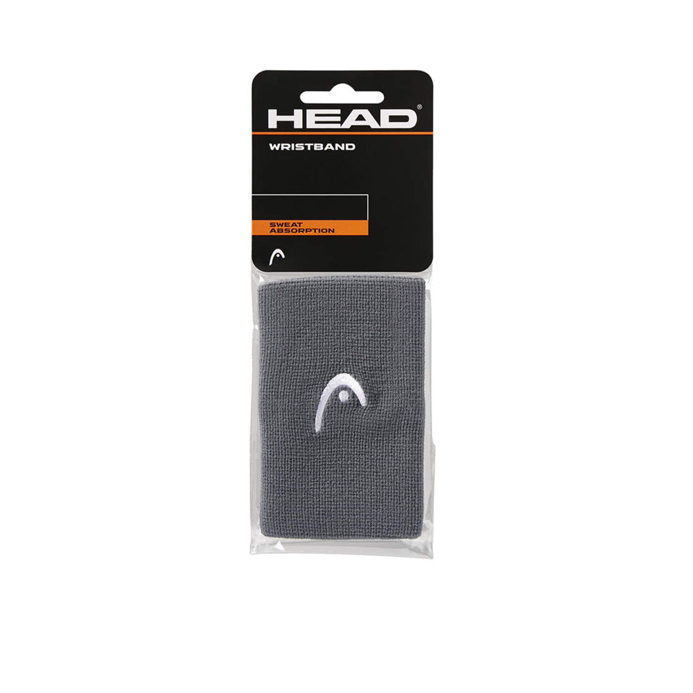 HEAD Grey 5" Unisex Tennis Wristband - Supersports Thailand