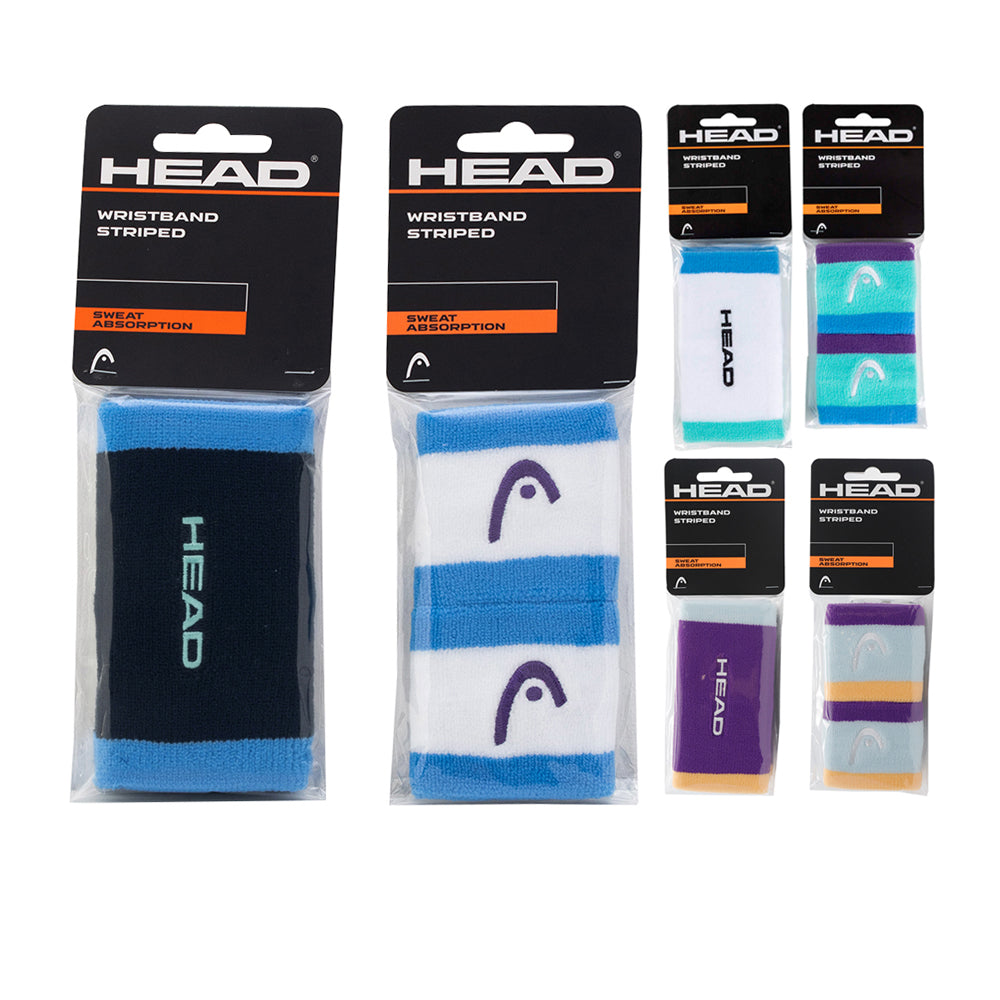 HEAD Wristband Striped Unisex Tennis Wristband (Assorted Colors) - Supersports Thailand