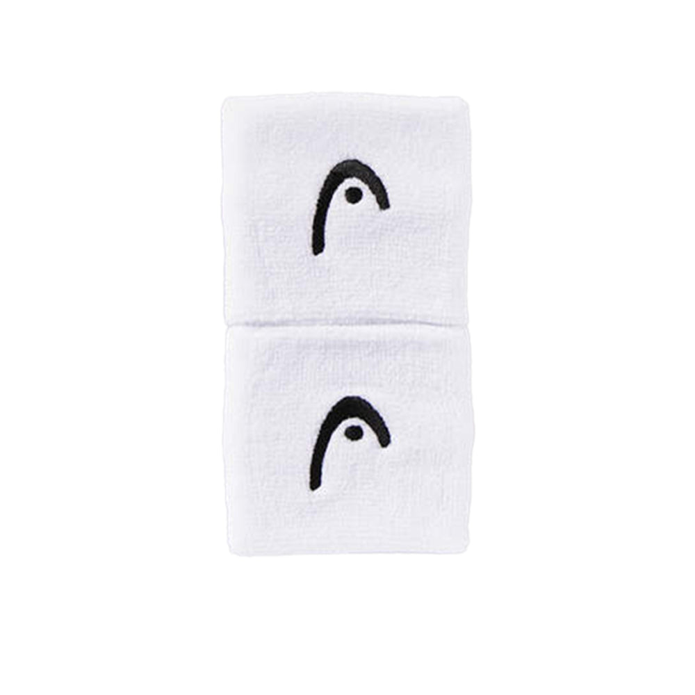 HEAD White 2.5" Unisex Tennis Wristband - Supersports Thailand