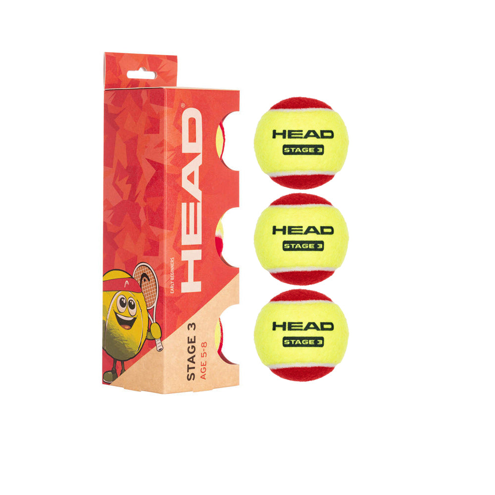 HEAD 3B Stage 3 Tennis Ball (3 Balls) - Supersports Thailand Supersports Thailand