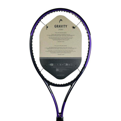 HEAD Gravity Tour Zverev 2026 305G Tennis Racket (Unstrung)