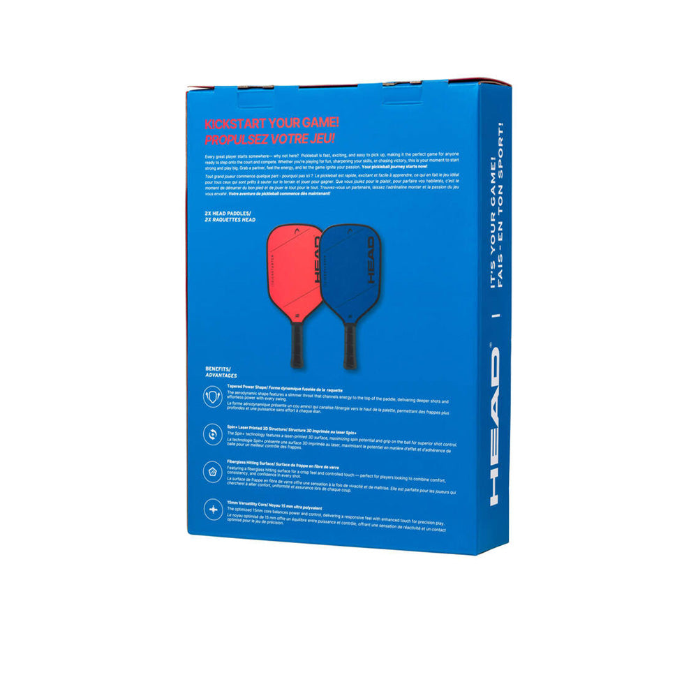 HEAD Kickstarter 220G Pickleball Racket (2 Pack) - Supersports Thailand