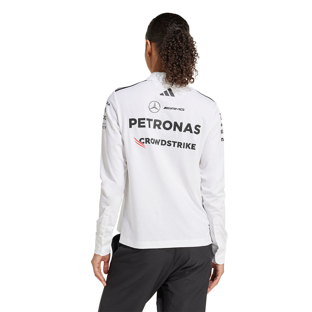 ADIDAS Mercedes - AMG Petronas Formula One Team Long Sleeve Women's Polo Shirt - Supersports Thailand