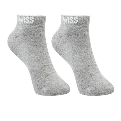 K-SWISS Low-Cut Grey Unisex Socks - Supersports Thailand