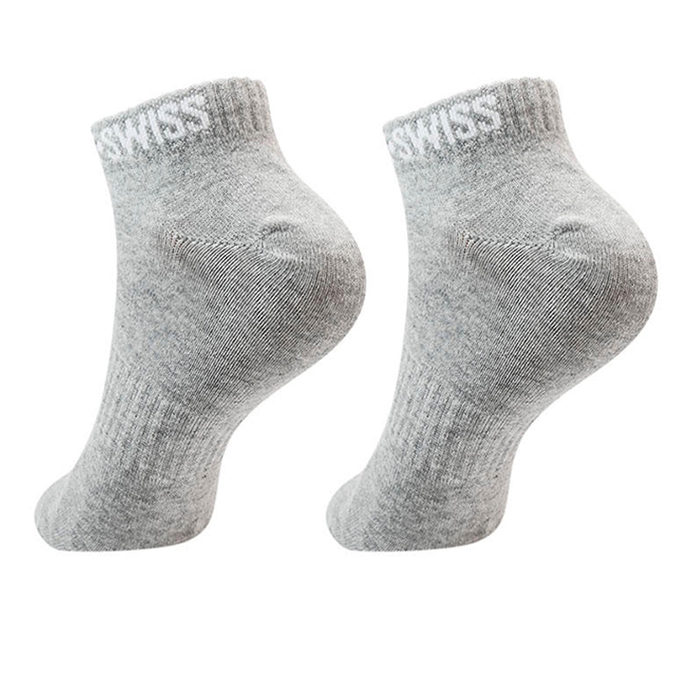 K-SWISS Low-Cut Grey Unisex Socks - Supersports Thailand Supersports Thailand