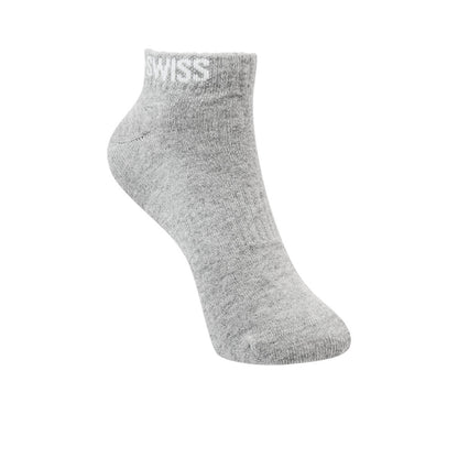 K-SWISS Low-Cut Grey Unisex Socks - Supersports Thailand