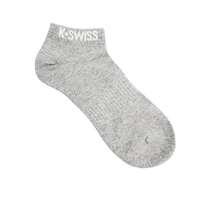K-SWISS Low-Cut Grey Unisex Socks - Supersports Thailand