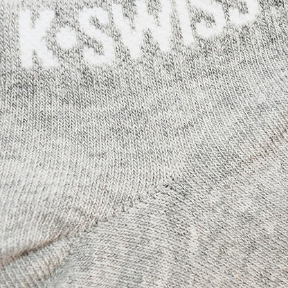 K-SWISS Low-Cut Grey Unisex Socks - Supersports Thailand