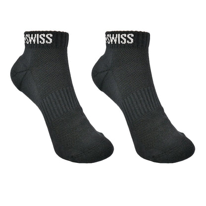 K-SWISS Low-Cut Black Unisex Socks - Supersports Thailand