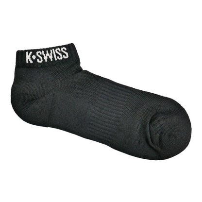 K-SWISS Low-Cut Black Unisex Socks - Supersports Thailand