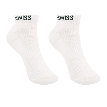 K-SWISS Low-Cut White ถุงเท้าผู้ใหญ่