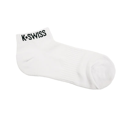 K-SWISS Low-Cut White ถุงเท้าผู้ใหญ่