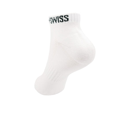 K-SWISS Low-Cut White ถุงเท้าผู้ใหญ่