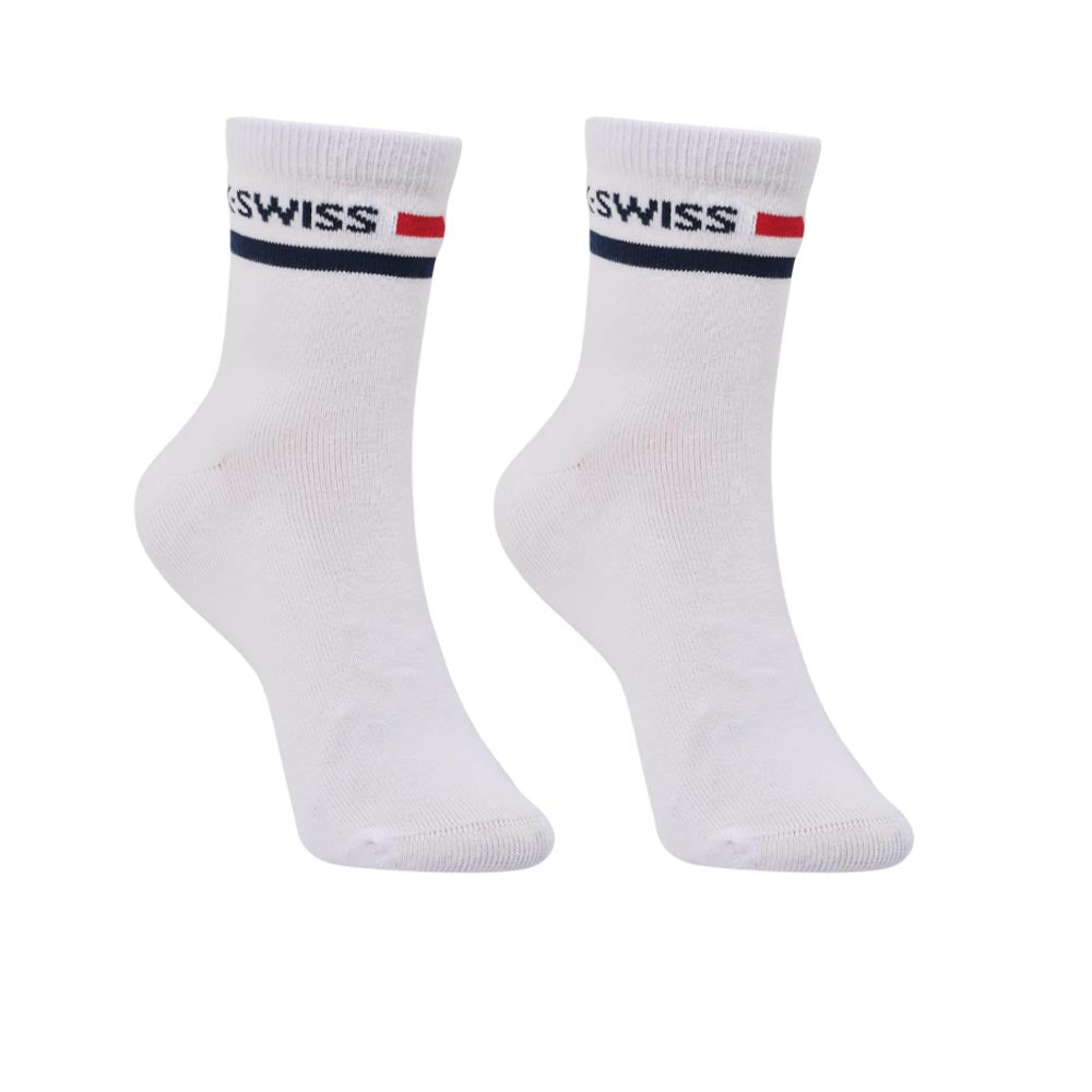 K-SWISS Quarter Stripe Unisex Socks - Supersports Thailand