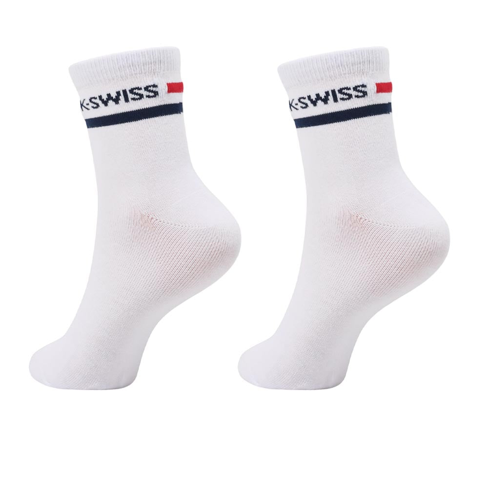 K-SWISS Quarter Stripe Unisex Socks - Supersports Thailand