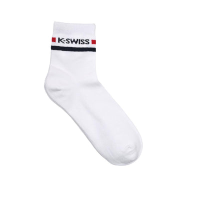 K-SWISS Quarter Stripe Unisex Socks - Supersports Thailand