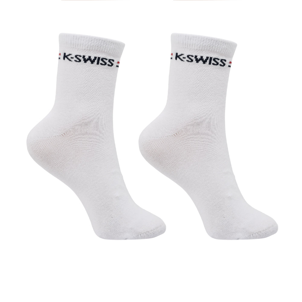 K-SWISS Quarter Stripe ถุงเท้าผู้ใหญ่ Supersports Thailand