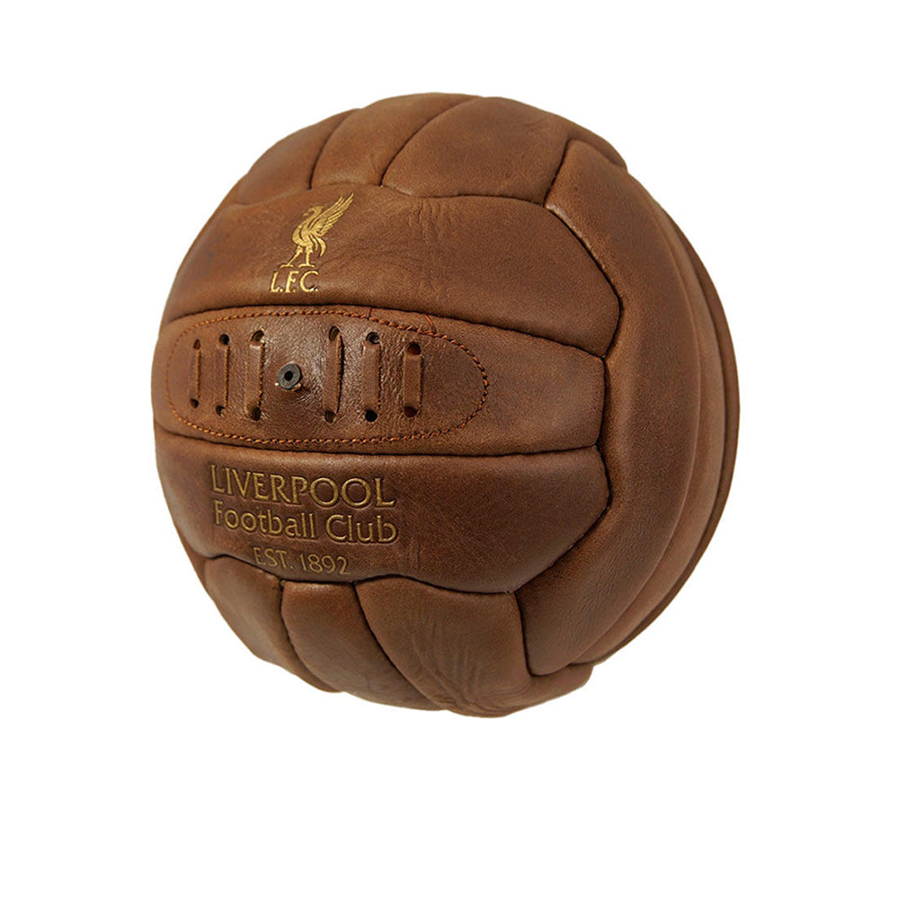LIVERPOOL FOOTBALL CLUB Leather Retro ลูกฟุตบอล