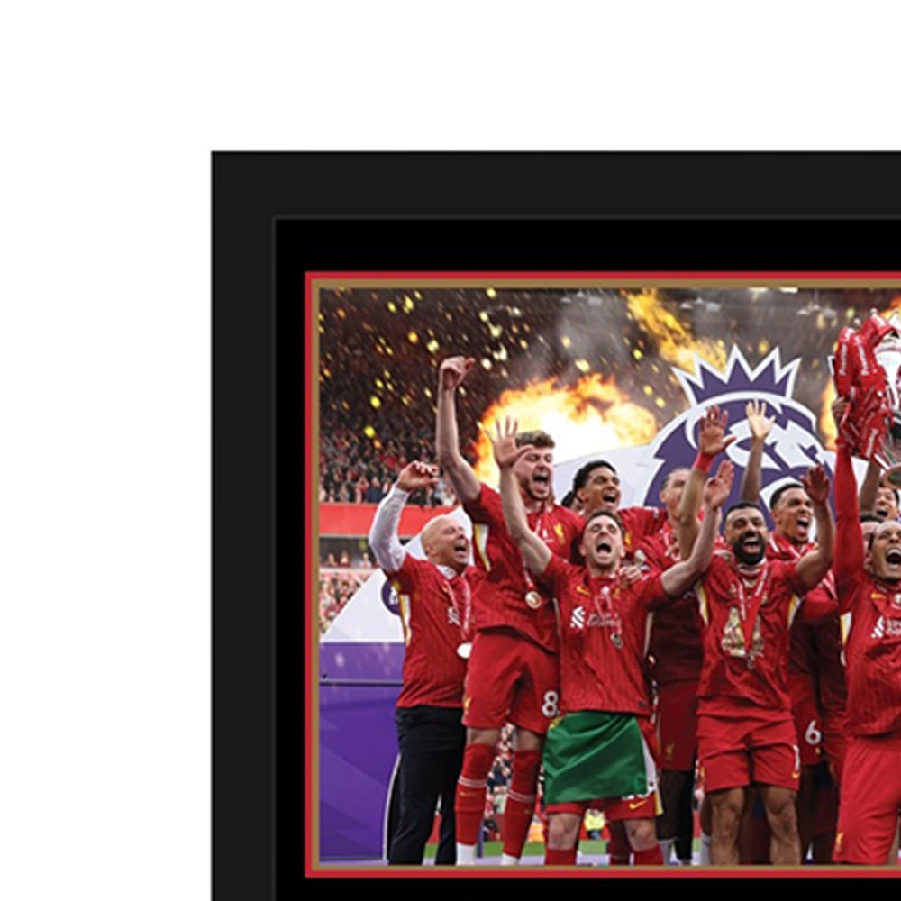 LFC Premier League Goal Net Piece Framed - Supersports Thailand