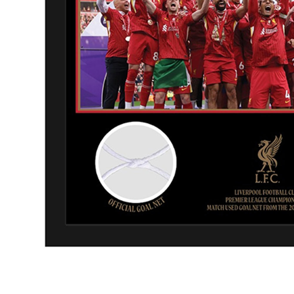 LFC Premier League Goal Net Piece Framed - Supersports Thailand
