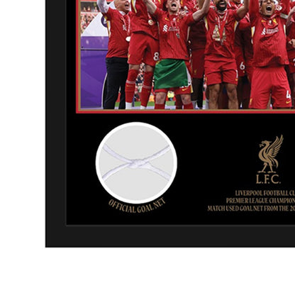 LFC Premier League Goal Net Piece Framed - Supersports Thailand