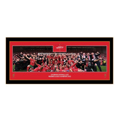 LFC Premier League Trophy Lift 30 Inch Panoramic Framed - Supersports Thailand