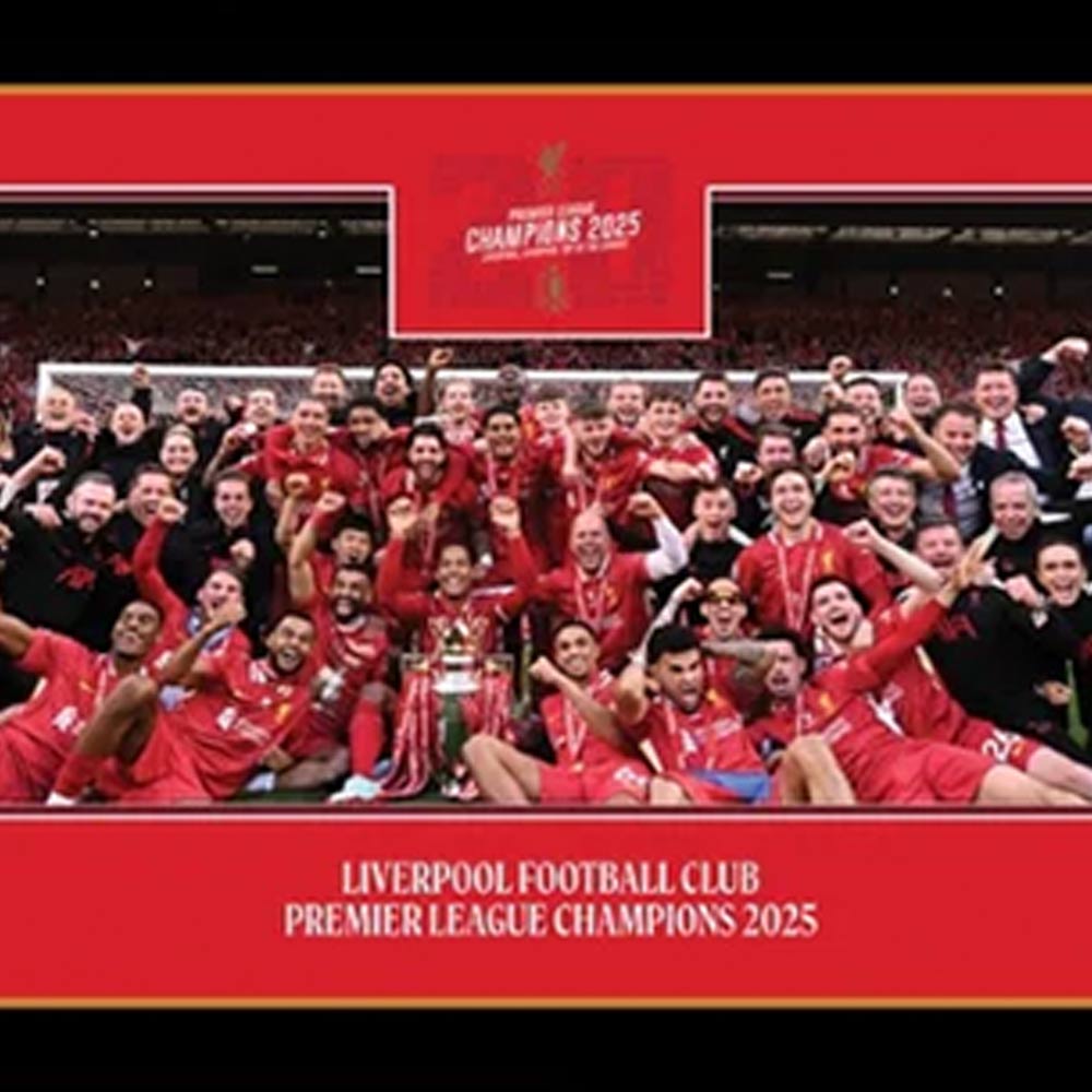 LFC Premier League Trophy Lift 30 Inch Panoramic Framed - Supersports Thailand