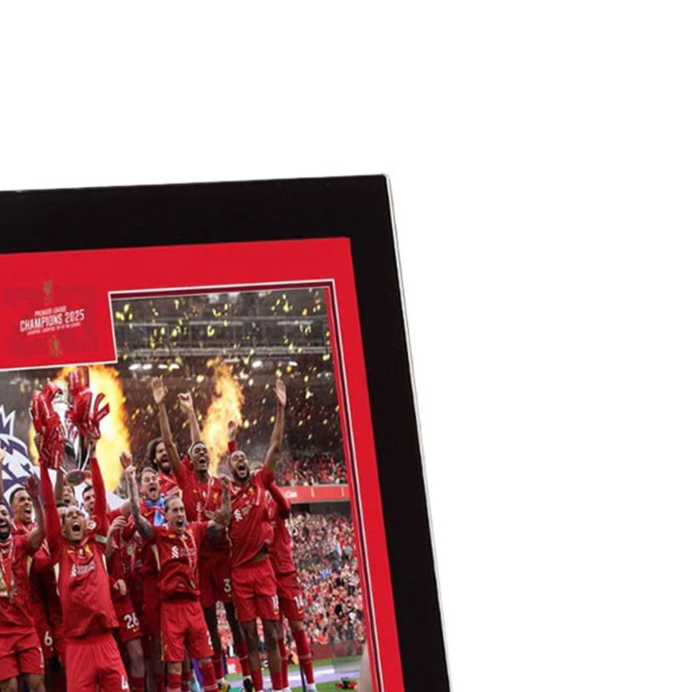 LFC Premier League Trophy Lift 8 x 6 Glass Framed - Supersports Thailand Supersports Thailand
