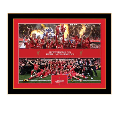 LFC Premier League Trophy Lift 12 x 16 Montage Framed - Supersports Thailand