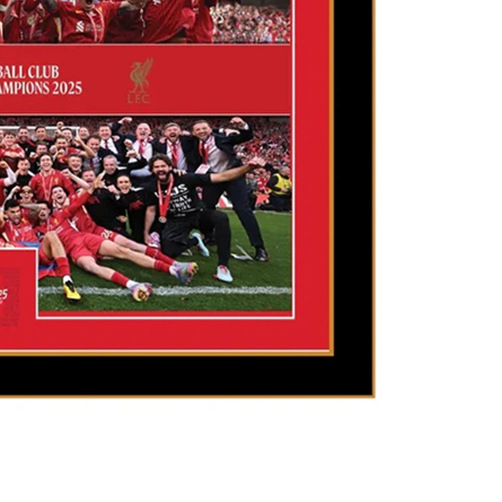 LFC Premier League Trophy Lift 12 x 16 Montage Framed - Supersports Thailand Supersports Thailand