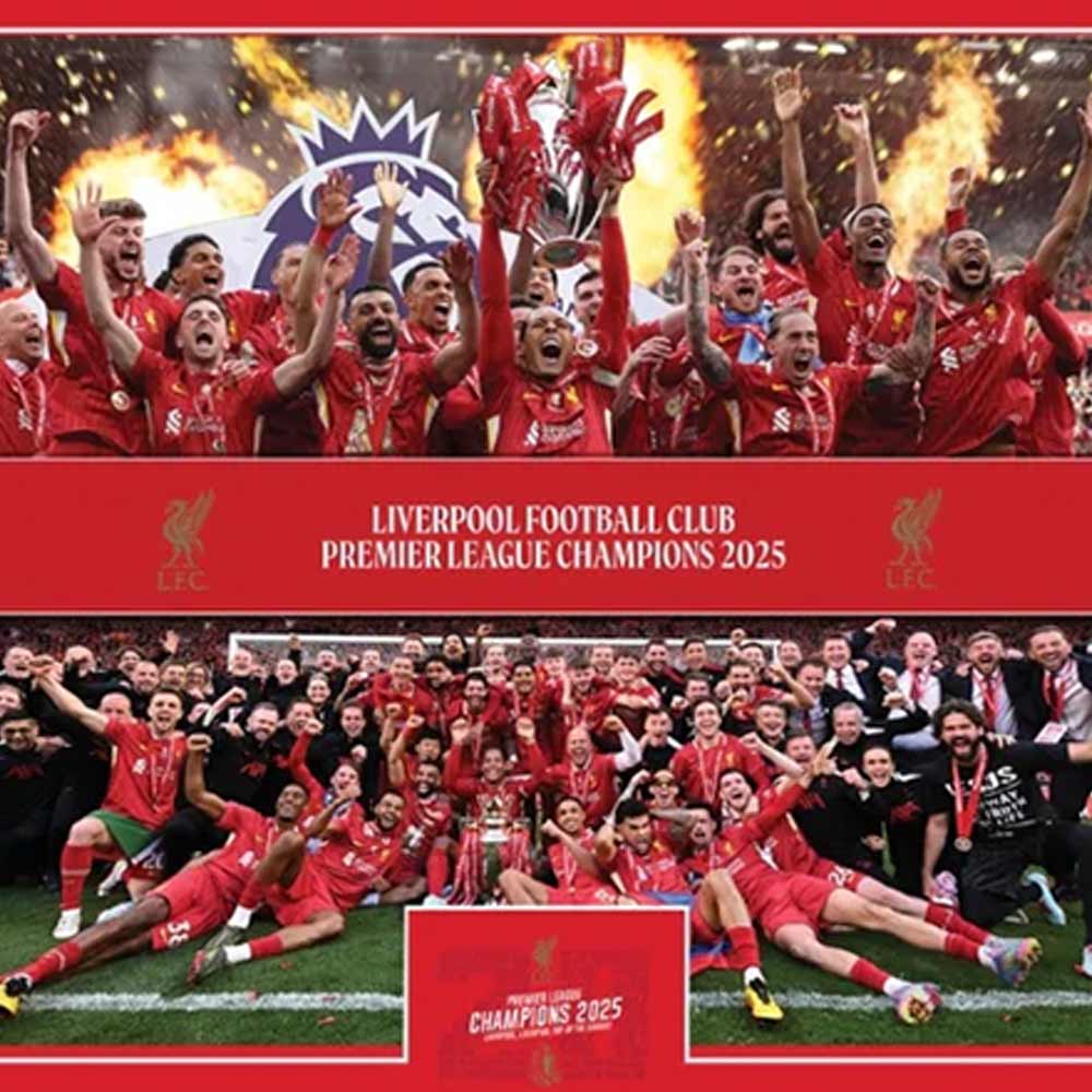 LFC Premier League Trophy Lift 12 x 16 Montage Framed - Supersports Thailand Supersports Thailand