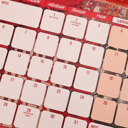 LIVERPOOL FOOTBALL CLUB 2025 Calendar And Diary Box Set