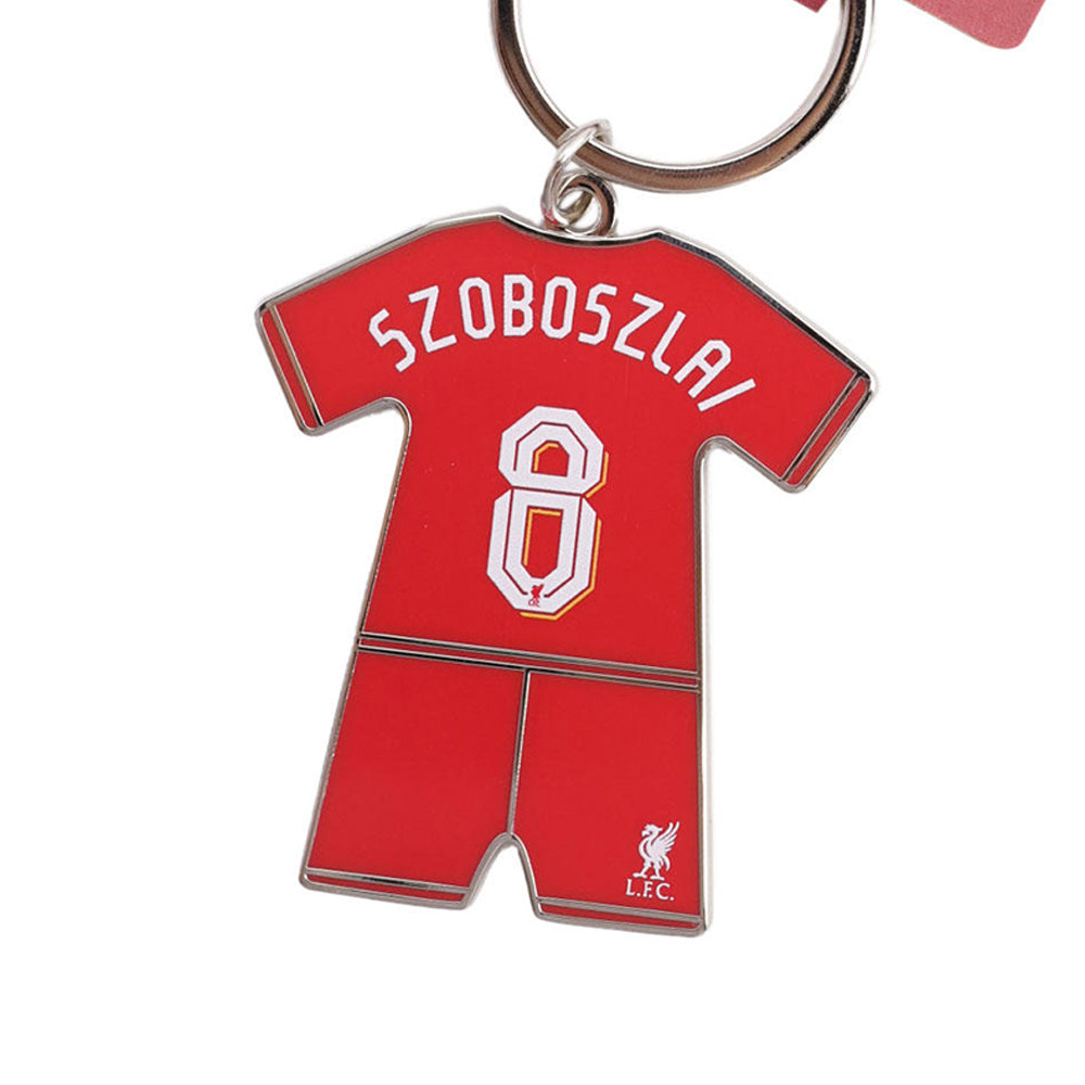 LFC Dominik Szoboszlai 2024/25 ชุดพวงกุญแจและเข็มกลัด