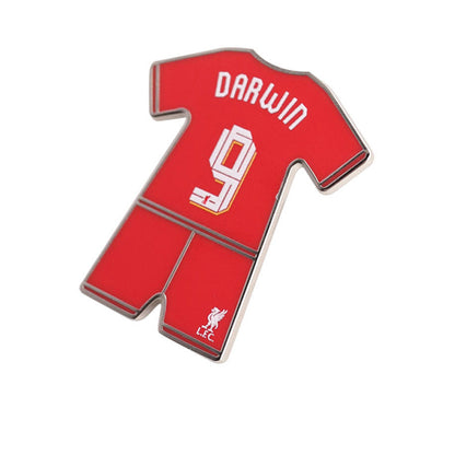 LIVERPOOL FOOTBALL CLUB Darwin Núñez  2024/25 Badge And Keyring Set
