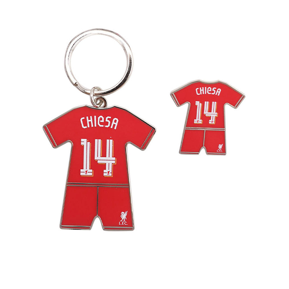 LFC Federico Chiesa 2024/25 Badge And Keyring Set - Supersports Thailand