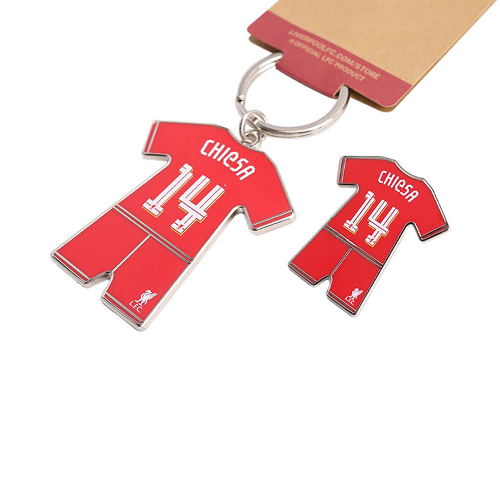 LFC Federico Chiesa 2024/25 Badge And Keyring Set - Supersports Thailand