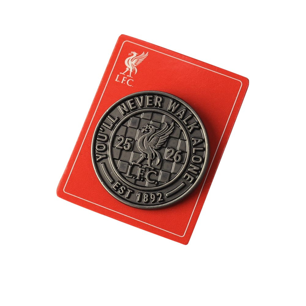 LFC Red Full Scarf & Pin Badge Membership Set