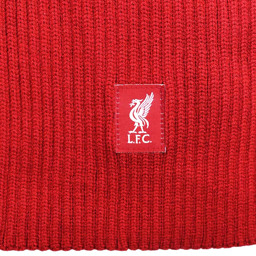 LFC Red Full Scarf & Pin Badge Membership Set