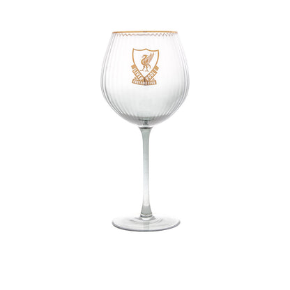 LIVERPOOL FOOTBALL CLUB Gold logo Gin Glass