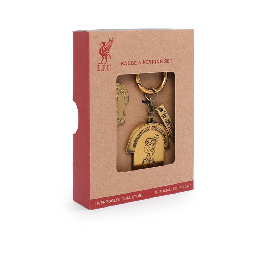 LFC Istanbul 2005 Badge And Keyring Set - Supersports Thailand