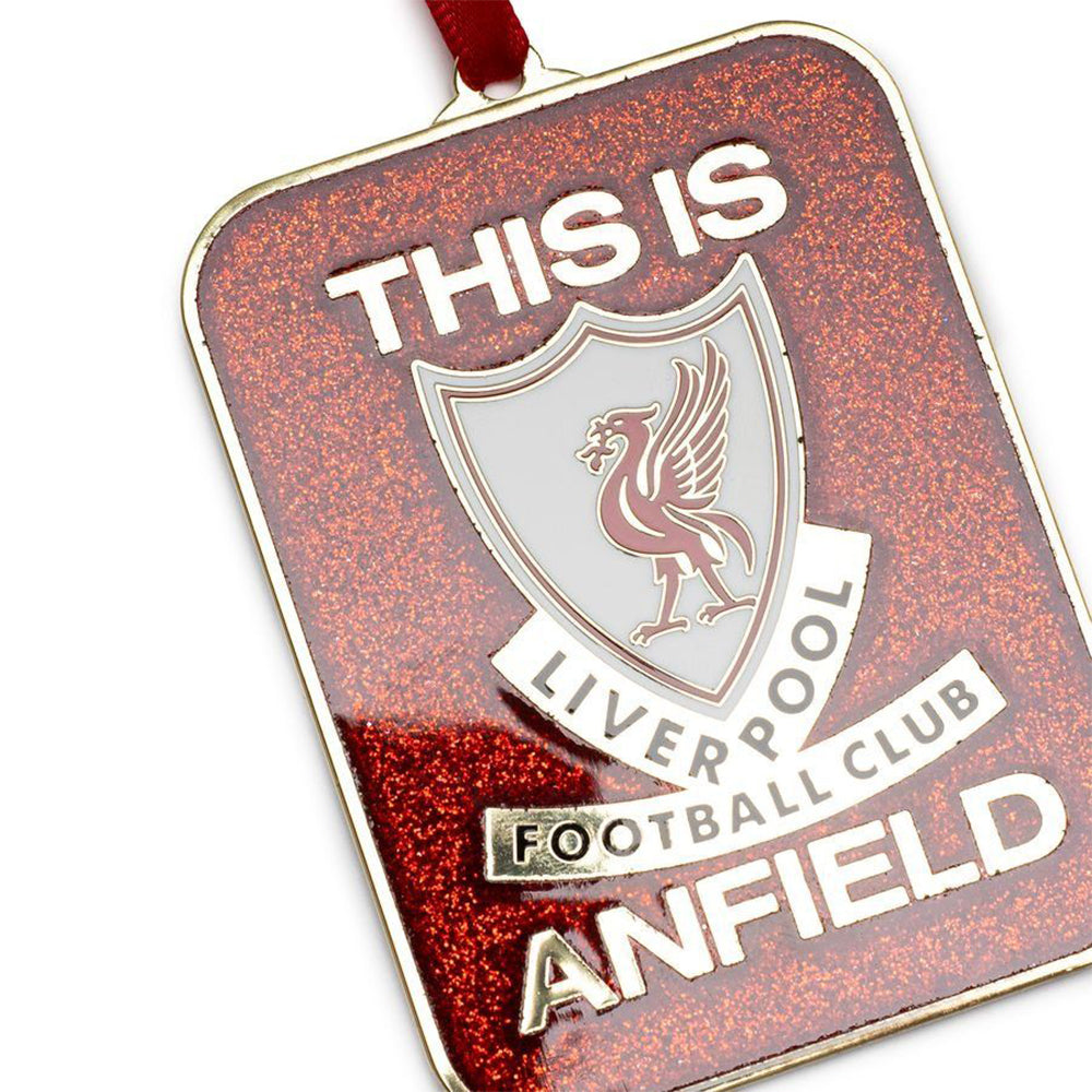 LFC TIA & Anfield Road Sign ของประดับต้นคริสต์มาส (2 ชิ้น) Supersports Thailand