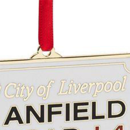 LFC TIA & Anfield Road Sign ของประดับต้นคริสต์มาส (2 ชิ้น)